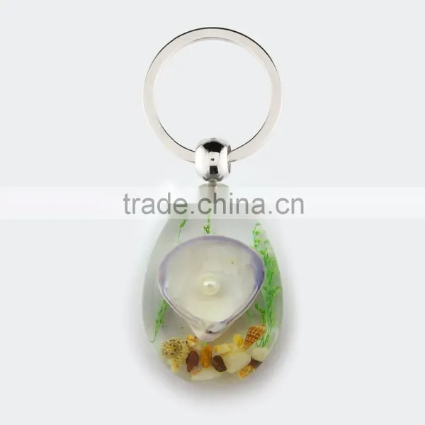 2016 New Hot-selling Shell Keychain for Promotion Gift With Real Sealife photo-3