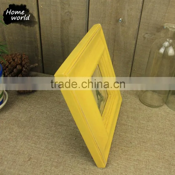 Yellow France New Style Eiffel Tower Souvenir Wood Love Photo Frame photo-5