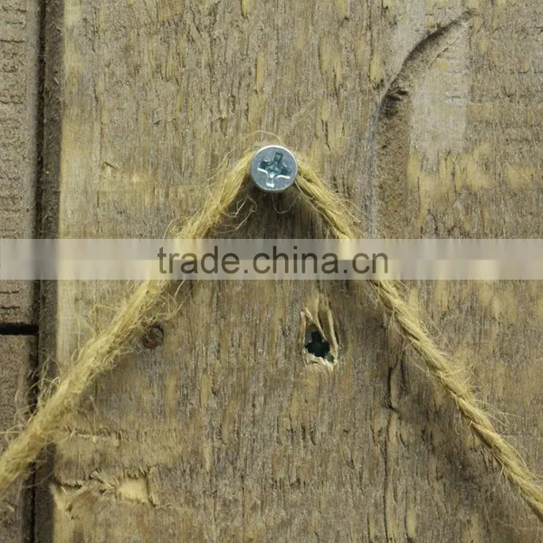 Vintage Handmade Customized Wooden Wall Pallet Sign With Hooks photo-5