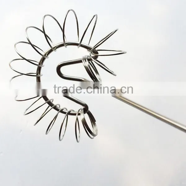 Amazon New Design 11inch Simple Stainless Steel Hot-selling Cheap Kitchen Egg Whisks Factory Wholesale photo-3
