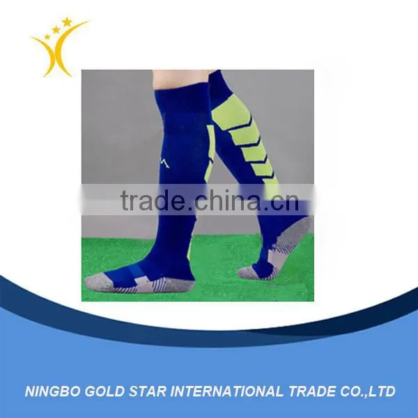 2015 Fashion Long Compression Socks Blue Compression Socks