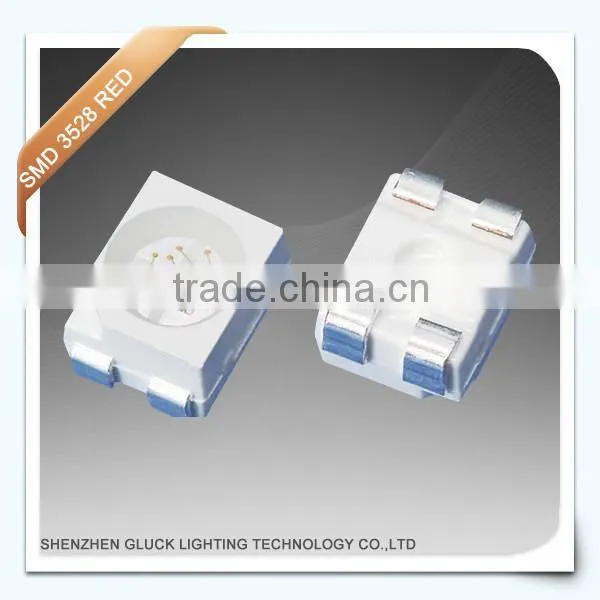 0.06w 3528 SMD LED 500-600mcd Plants Light Red Color photo-2