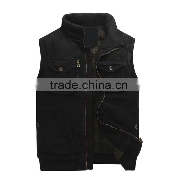Quality Custom Printed or Embroidery Sleeveless Vest Coat for Men photo-2