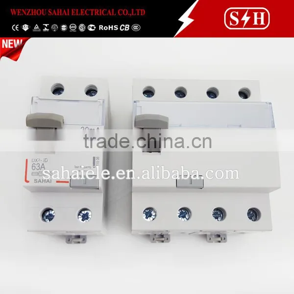 30ma 2pole 4 Pole 63a dx tx Elcb/rccb/rcd photo-4