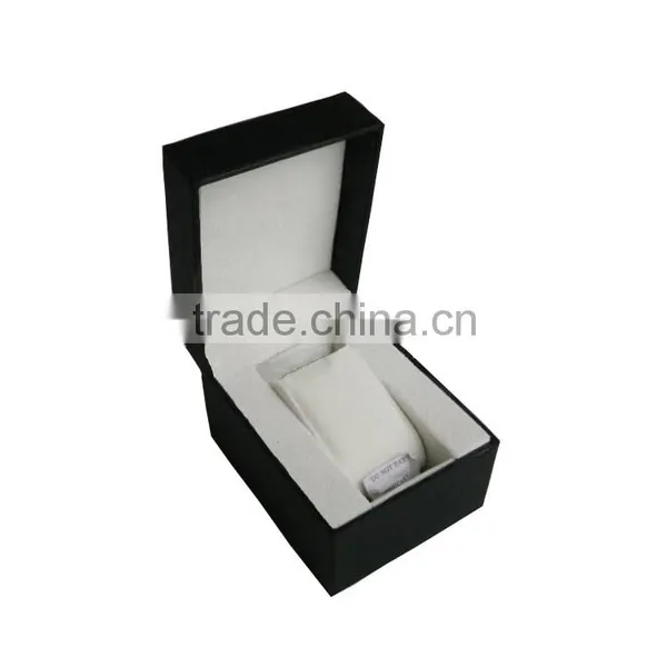 W1455-2 Factory Wholesale Velvet Watch Cushion Leather Wooden Watch Box photo-3