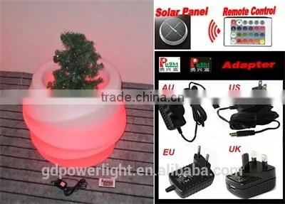 New PE Plastic Vases With Solar Led Light YXF-5248S1 photo-3