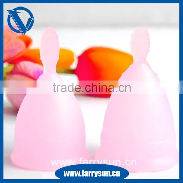 Girls Vagina Period FDA Approved Soft Silicone Female Menstrual Cup photo-3