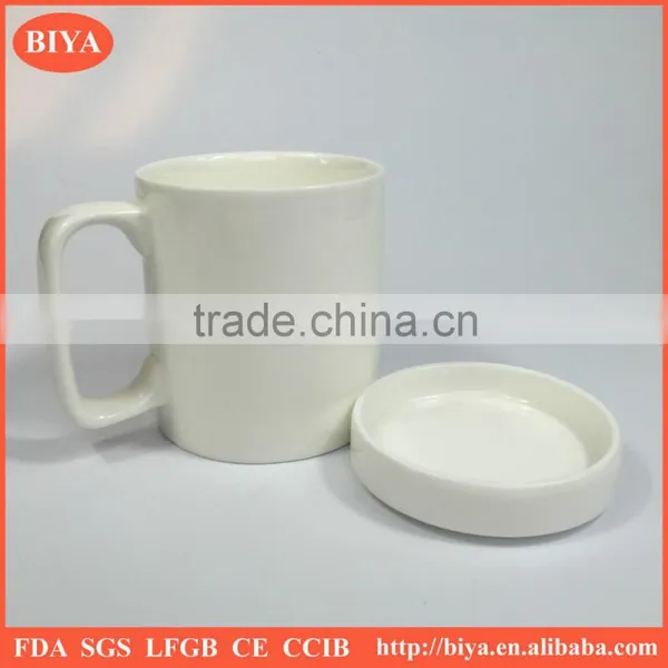 Ceramic Mug With Lid Factory Direct Wholesale Stoneware Travel Mug,office Coffee Mug With Cover Lid photo-2