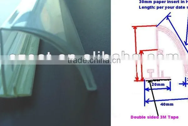 Supermarket Shelf Price Holders,data Strip