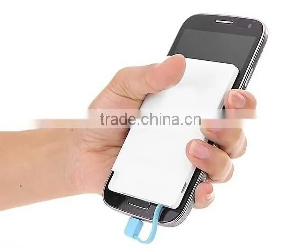 Super Slim Credit Card Mobile Power XHB-CD With Built-in USB Cable photo-5