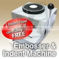 Card Indent Machine for Credit Card,plastic Card
