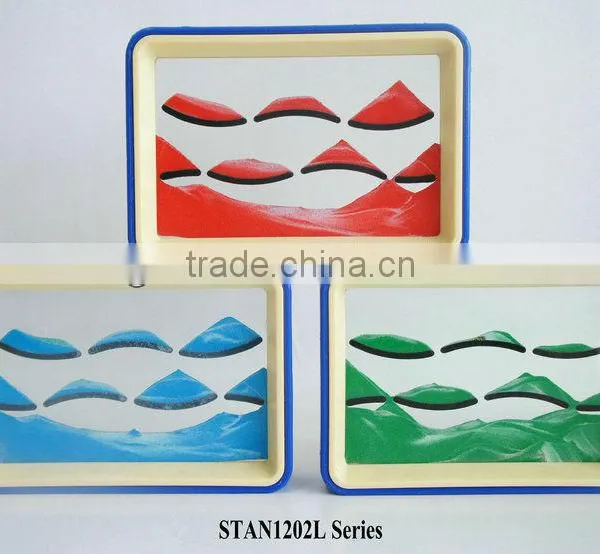 Green Moving Sand Pictures/ABS Frame Soothing Sand photo-5