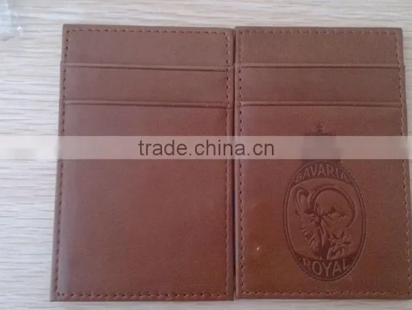 High Quality Promotion Custom Real Leather Printing Magic Wallet photo-5