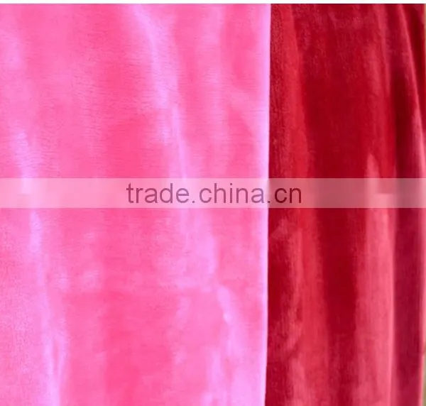 Very Popular Fluffy Solid Polyester Flannel Throw Fabric Wholesaler photo-2