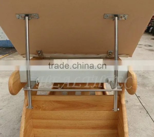 Wooden Spa Salon Oil Sex Bed Thai Massage Bed photo-5