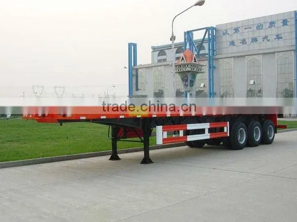 Low Bed Semi Trailer/Flat Bed Semi Trailer