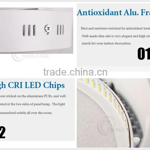 Smd 2835 Led Panel Round Light Warm/pure/cool White 120 Degree Ra80 6w,9w,12w,18w 110v Ra80 ,led Round Panel Light photo-5