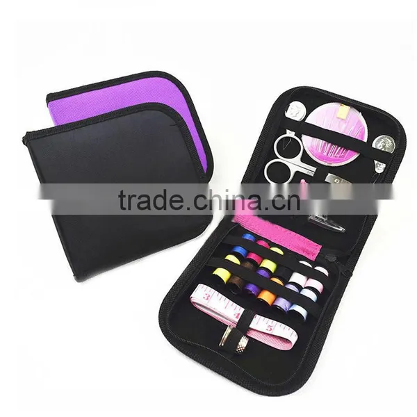 12.5*11.5*2.5 Stainless Steel/ Plastic/ Pu/metal Sewing Kit in Zipper Pouch photo-6