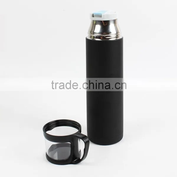High Quality Stainless Steel Travel Mug With Easy Clean Lid, 16-Ounce, Black photo-3