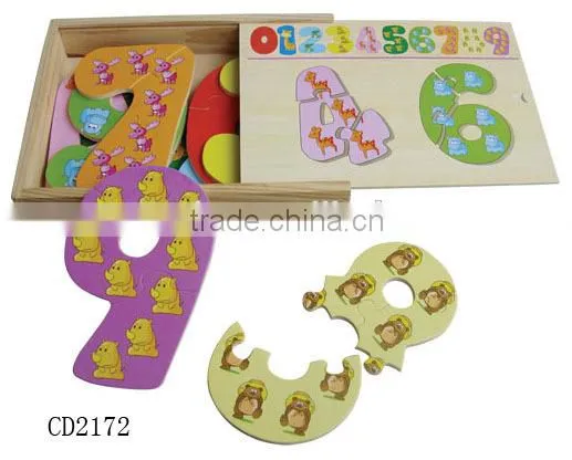 Jigsaw Numbers Puzzle Box