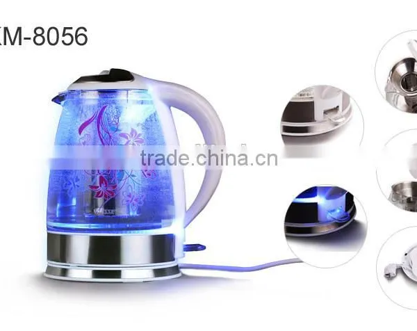 China Factory 1.7L Electric Glass Kettle for Kitchen and Home photo-2