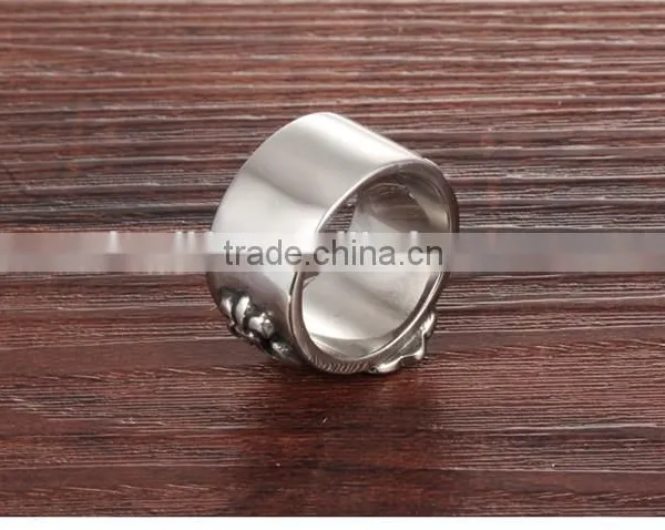 Wholesale Man Jewellery New Arrival 2016 316L Steel Cubic Zirconia Ring Men photo-5