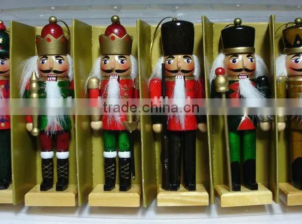 Wooden Soldier Nutcracker Toy for Christmas Decoration photo-3
