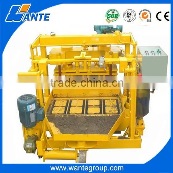 QT40-3 Small Size Movable Egg Laying Hollow Block Machine From Wante Machinery photo-2