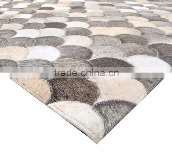 Hair-On Cowhide Leather Carpet M-72 photo-2