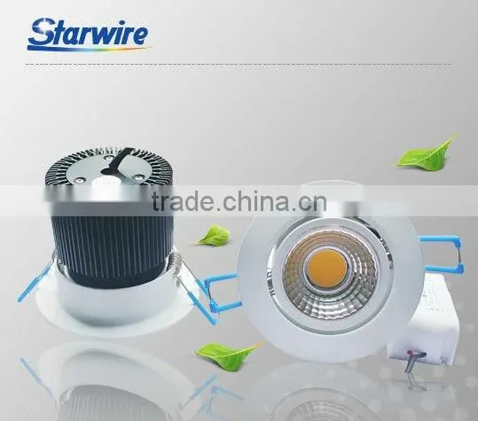 7W Hotel Market COB Led Recessed Downlight 90v-260v 25/40/60 Multi Degree is Availble
