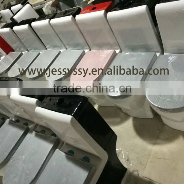 Western Modern Ceramic Washdown One Piece Colored Toilet 323 photo-4
