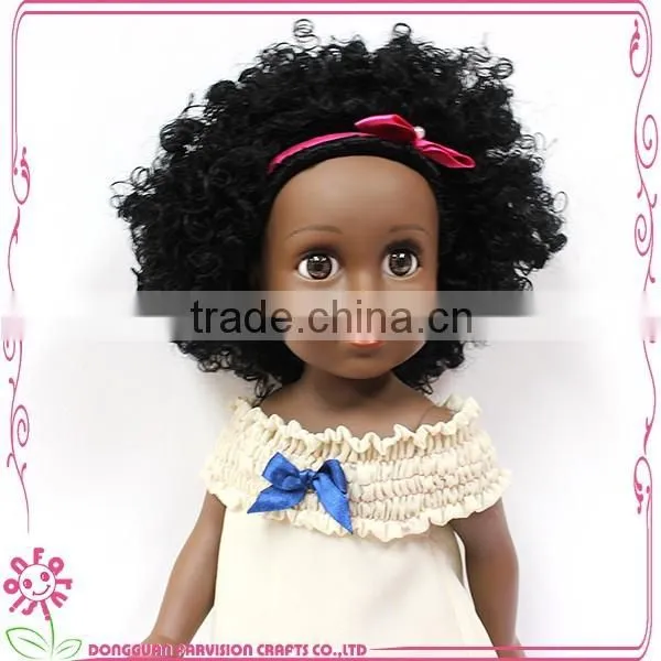 18 Inch Full Vinyl African Girl Dolls photo-6