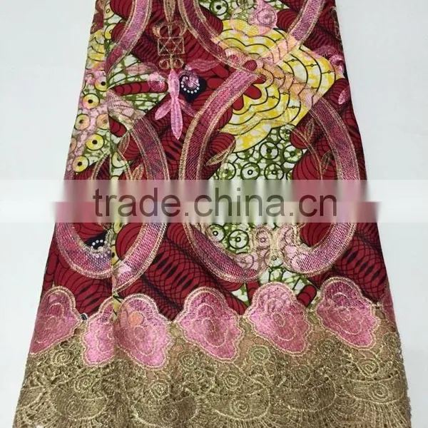 CL60012 2016 Chowleedee High Quality Top Fashion Latest Design Scattered Wax Lace