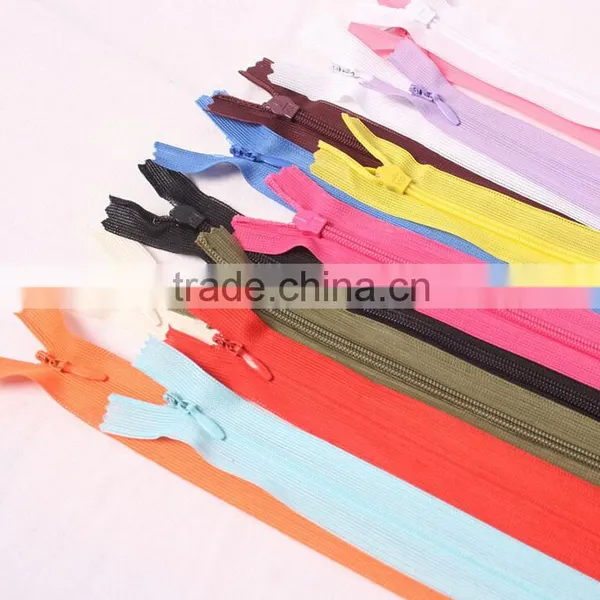 Manufacturers Direct Sale 3 # Invisible Zipper for Pillow, Sofa ,cushion,dress Accessories Nylon Zipper photo-2