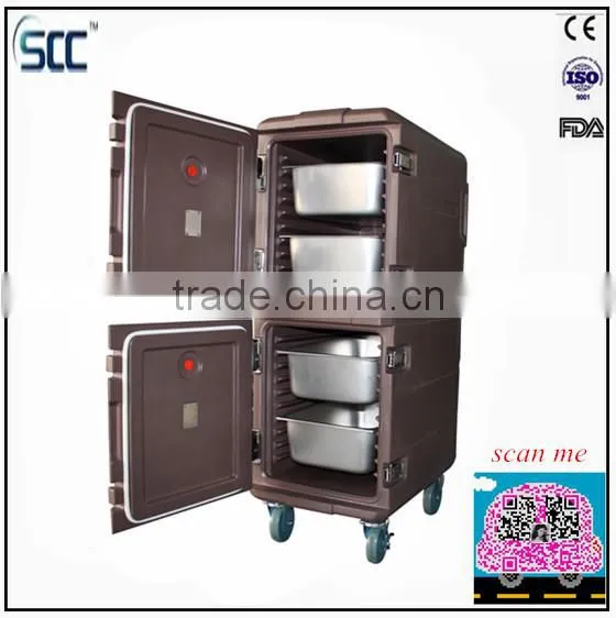 SCC 165L Size Double Layer Plastic Food Container for GN Pans Transportation photo-2