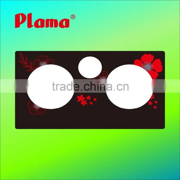 High Quality Professional Digital Tempered Glass With Flower With Pattern