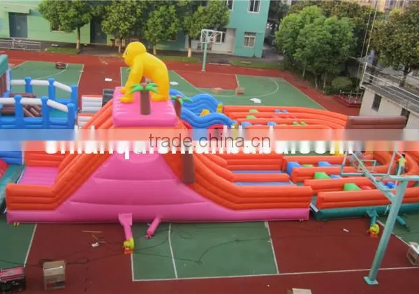 Commercial Huge Inflatable Courses/inflatable Adventure Time photo-6