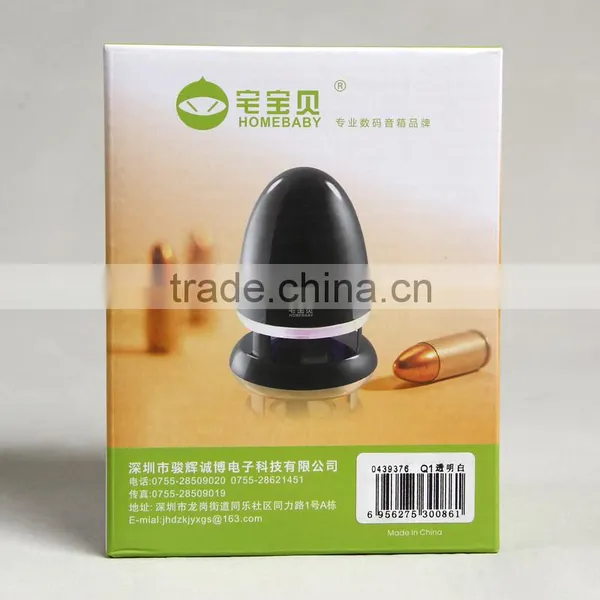 Corrugated Board Printed White and Black Bulllet Logo With Bar Codepackage Case for Multimedia Digital Audio photo-2