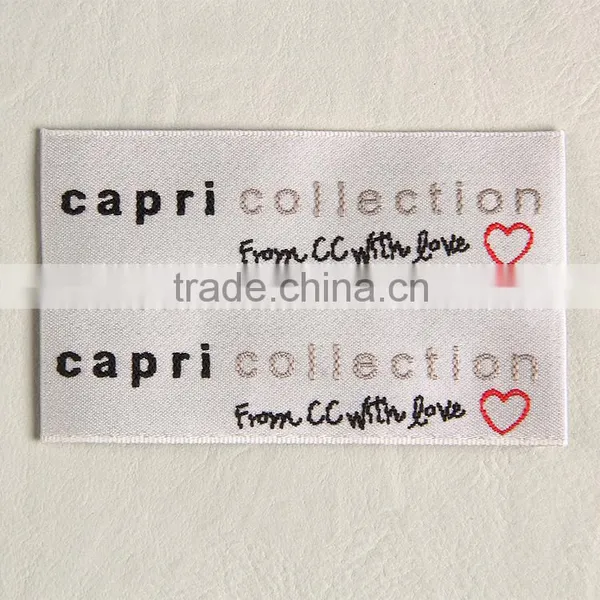 Hangzhou Label Factory Custom Woven Labels for Women Wear photo-3