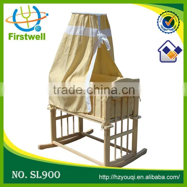 Relaxing Quality Nature Baby Colorful Cot Bed photo-2