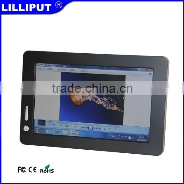 With 2 Built-in Speakers 7 Inch Mini Extemal USB Touch Display