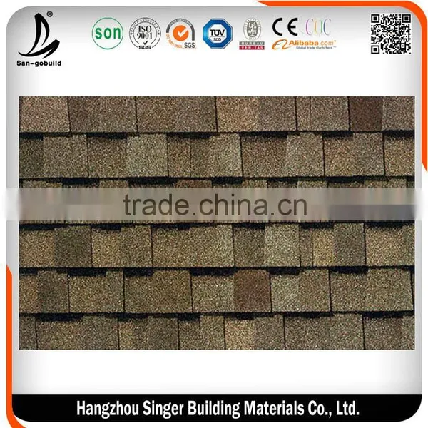 China Red Asphalt Shingle Roof Coating /fiberglass Asphalt Roofing Shingles photo-3