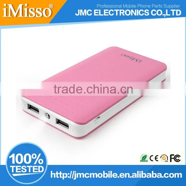 New Arrival ODM Custom Portable Power Bank Mobile Charger 8000mAh