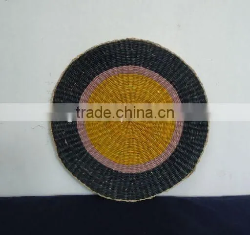 Round Seagrass Woven Placemat