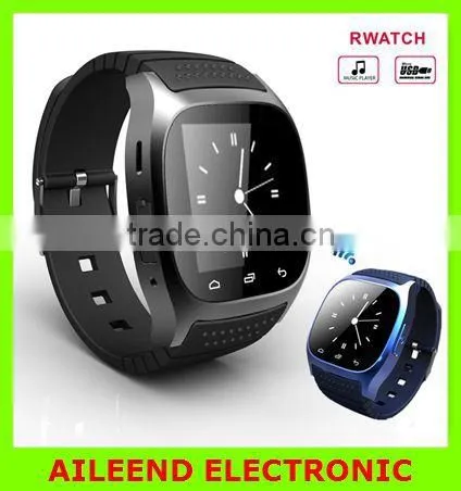 Luxury Wristwatch R Watch Smartwatch With Dial SMS Remind Pedometer for Android Samsung Phone M26 Bluetooth Smart Watch