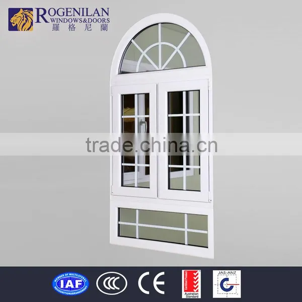 ROGENILAN 70 Series Best Glass Aluminium Window Grill Design photo-3