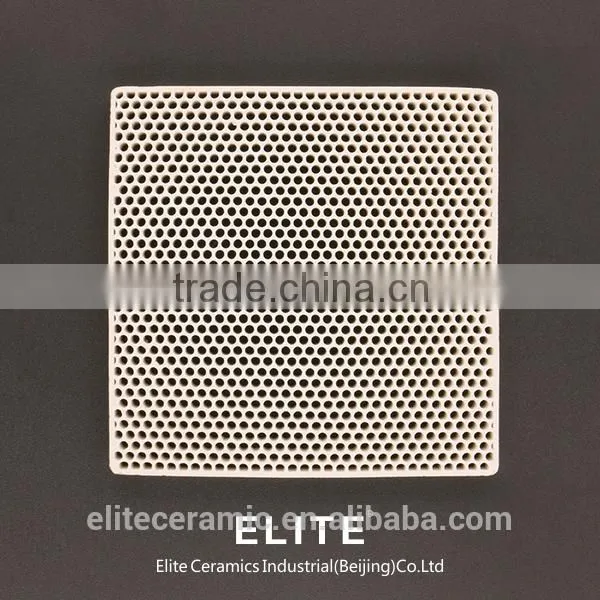 81.8*81.8*12.7 Round Hole Ceramic Filter for Grey Ductile Iron Casting , Porous Filter photo-2