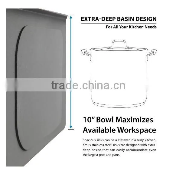 Universal Stainless Steel Sinks Undermount Handmade Kitchen Sink Double Bowl Sink photo-6