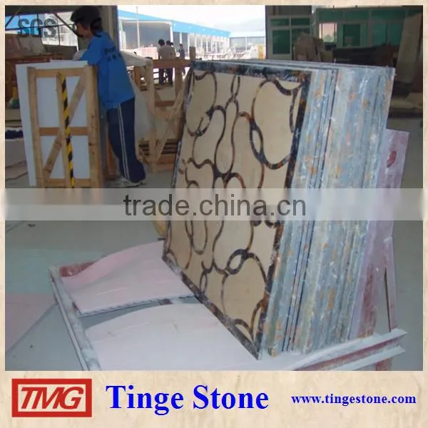 Hotel Flooring Marble Medallion Colorful Border Designs photo-5