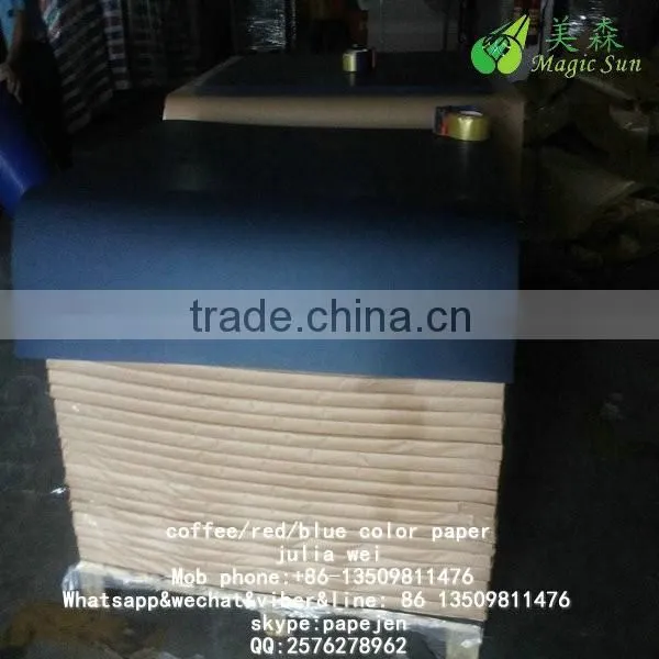 Offset Printing Blue Cardboard Industrial Paper Roll photo-6